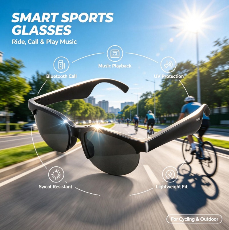 Smart Glasses Bluetooth Call M - Smart Glasses Lens 评论和价格